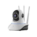 Έξυπνη κάμερα περιστροφής με τρία κινητά κεφάλια Wifi Full HD 1080P με διπλή κατεύθυνση επικοινωνίας φακό 3,6mm