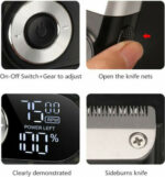 Κουρευτική Μηχανή με Οθόνη LCD και Διπλή Λεπίδα από Ανοξείδωτο Ατσάλι - Image 3