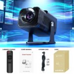 Μίνι Smart Προβολέας για Home Cinema, Φορητός με Τηλεχειριστήριο και Ρυθμιζόμενη Βάση