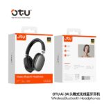 Ασύρματα Bluetooth Ακουστικά OTU, Over-Ear με Μαλακά Earpads, Bluetooth 5.4, Hi‑Fi Ήχος & Αναδιπλούμενος Σχεδιασμός (Μαύρο) - Image 2